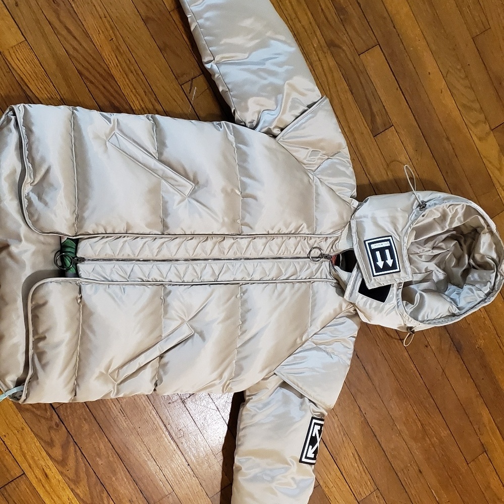 Off-White Maxi Tech Puffer Coat - image 2